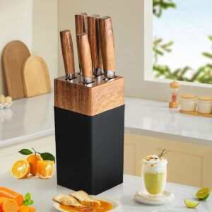 7pcs wooden handle knife set